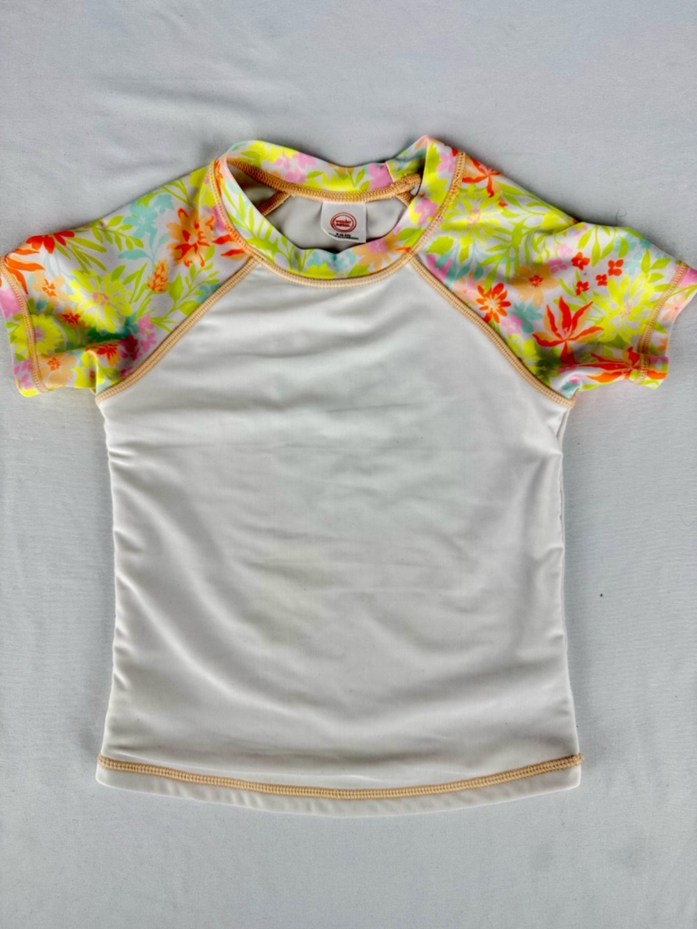 Wonder Nation Floral Swim Shirt for Girls